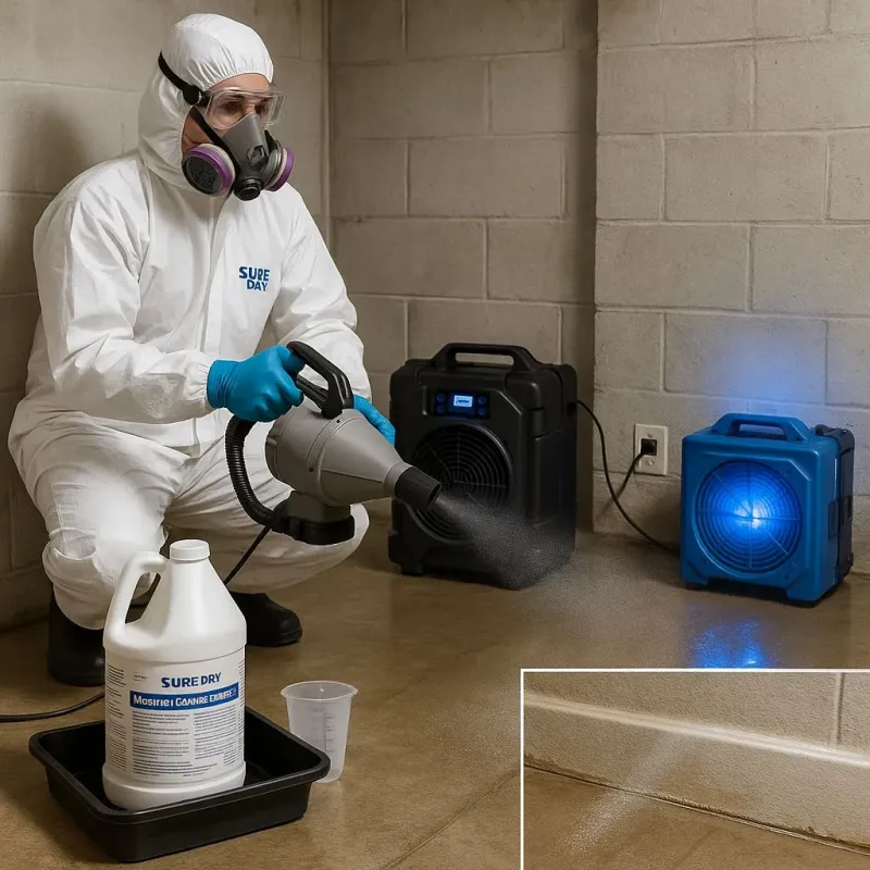 Sanitization and Odor Removal process in Broussard, LA