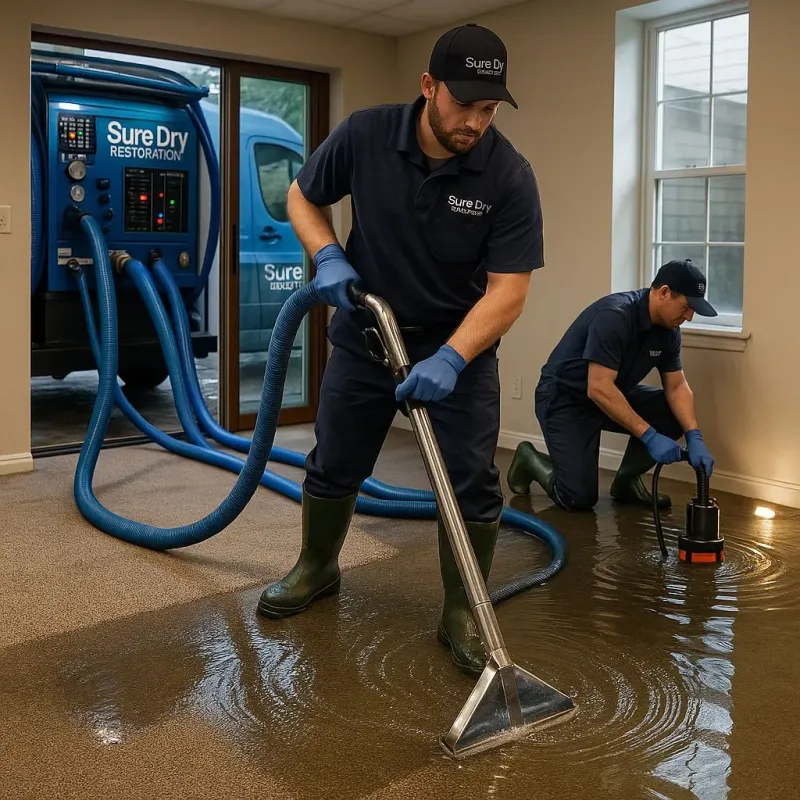 Water Extraction and Removal process in Broussard, LA
